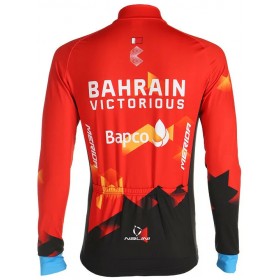 Maillot Cyclisme 2021 Team Bahrain Victorious Manches Longues N001